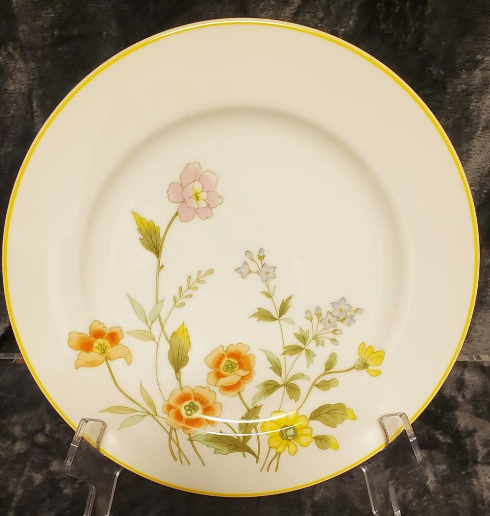Vintage Norleans Japan Spring Garden Dinner Plates 10 1/2" Fine China